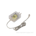 5V2.5A clear enclousure wall charger for Tablet PC